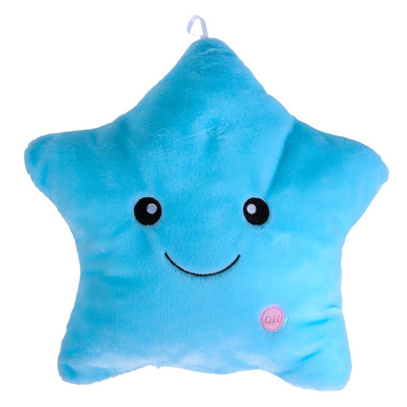 Luminous LED Star Plush Pillow – Light-Up Colorful Cushion for Kids & Gifting Delight