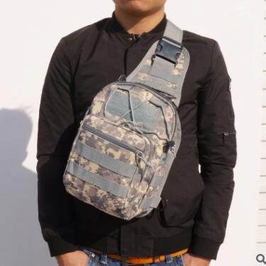 Hot Style Canvas Riding Pack - Camouflage Field Sports Small Chest Bag