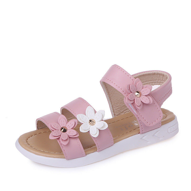 Adorable Roman Flower Sandals