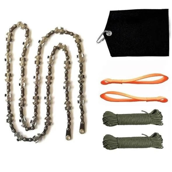 24 Inch Portable Hand Chain Saw - outdoor survival hand saw garden garden hand saw outdoor wire saw