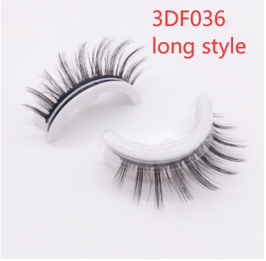 Reusable 3D Mink Lashes - Natural False Eyelashes Self Adhesive Glue Free Makeup Eyelash