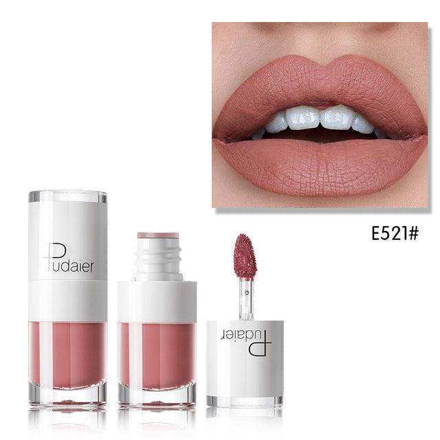 16 Color White Bottle Matte Lip Stick