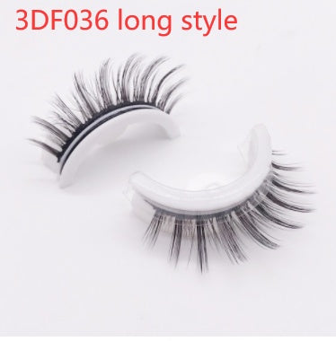 Reusable 3D Mink Lashes - Natural False Eyelashes Self Adhesive Glue Free Makeup Eyelash