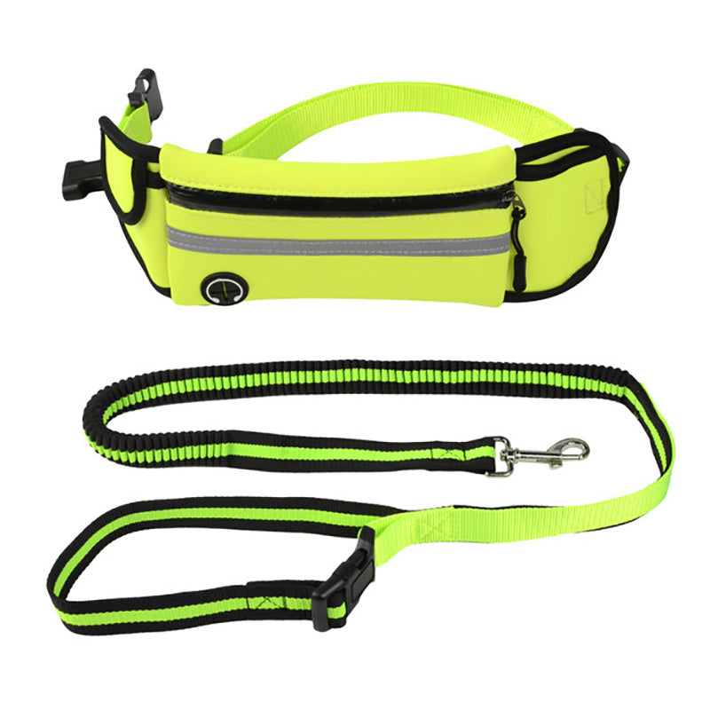 Pet Waist Bag - Sports Traction Rope Reflective Waterproof Running Traction Rope