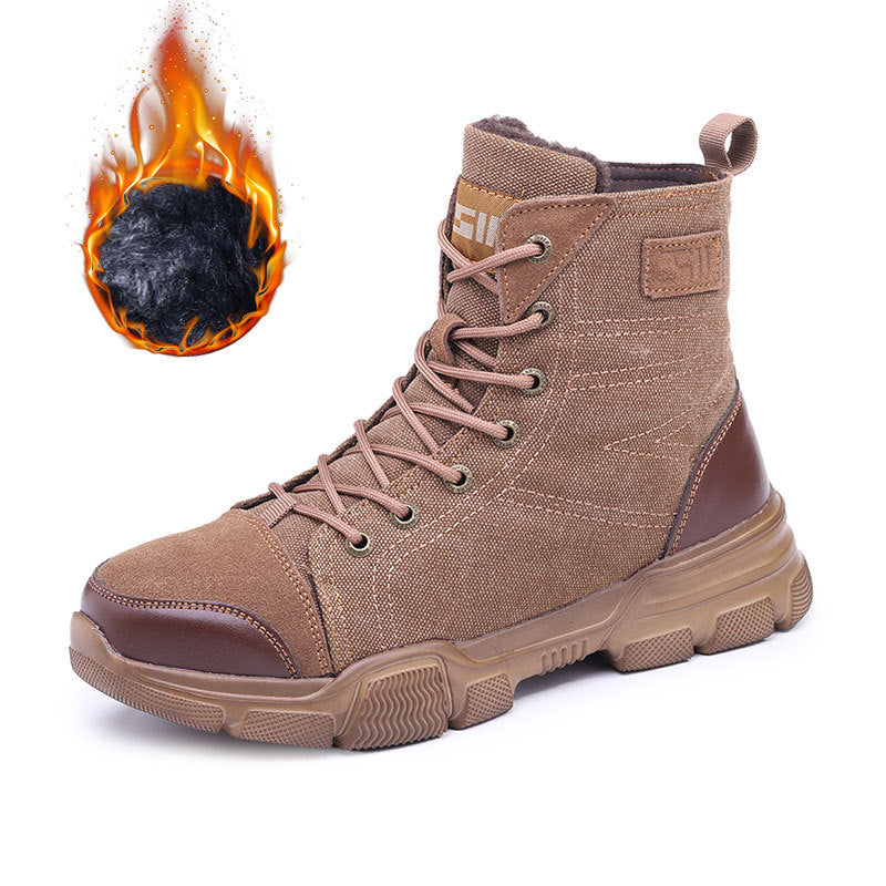 Safety Shoes - Steel Toe Cap High-Top Work Protective Labor Insurance Shoes