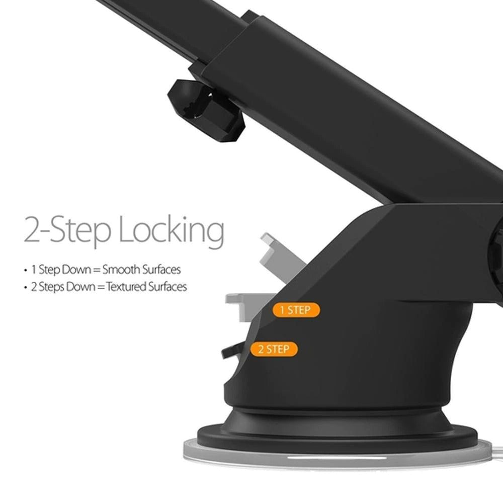 Windshield Car Phone Holder - Universal in Car Cellphone Holder Stand Adjustable Phone Suction Cup Holder