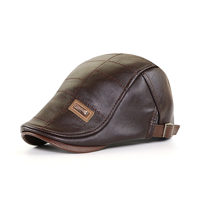 Middle-aged And Elderly Hats - Velvet Outdoor Leisure