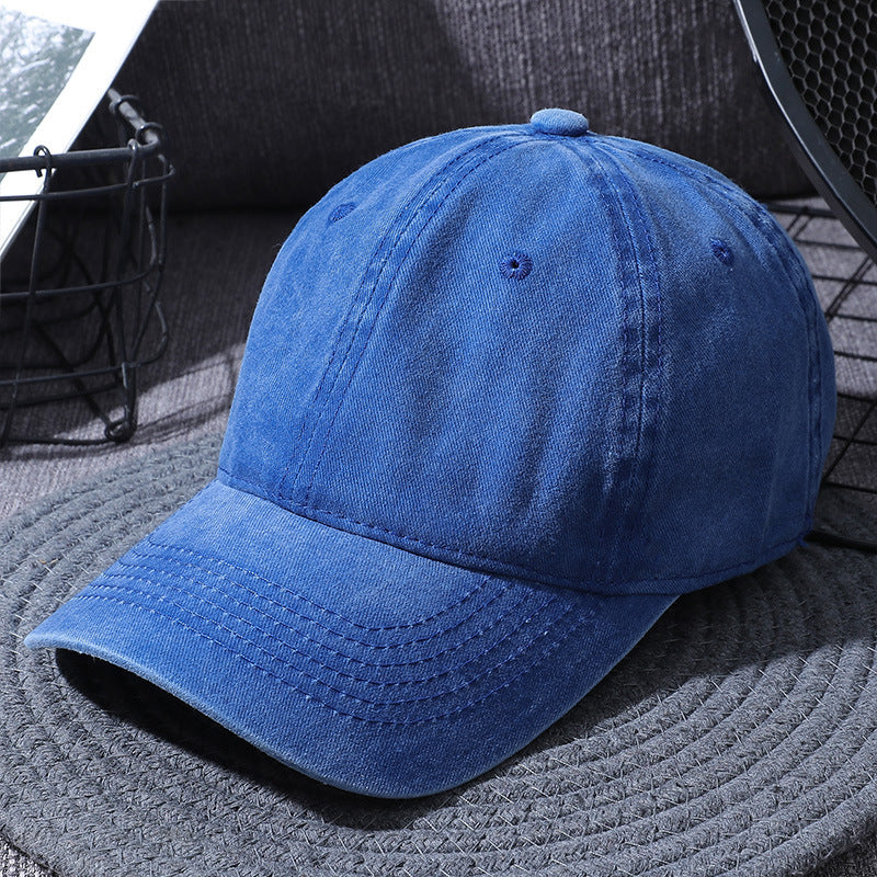 Washed Baseball Caps For Men And Women - Outdoor Distressed Sun Hats Simple Caps