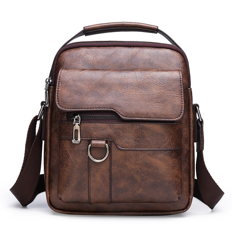 Men's Document Small Backpack - Casual Crossbody