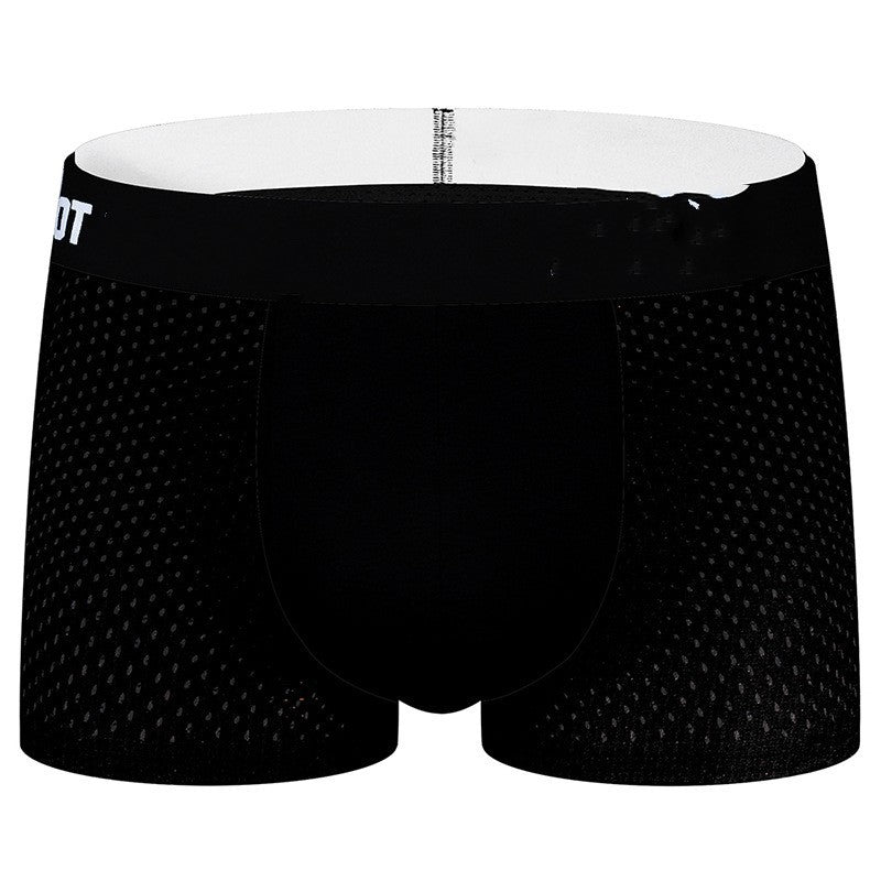 Men's Underwear - Solid Color And Breathable Boxers