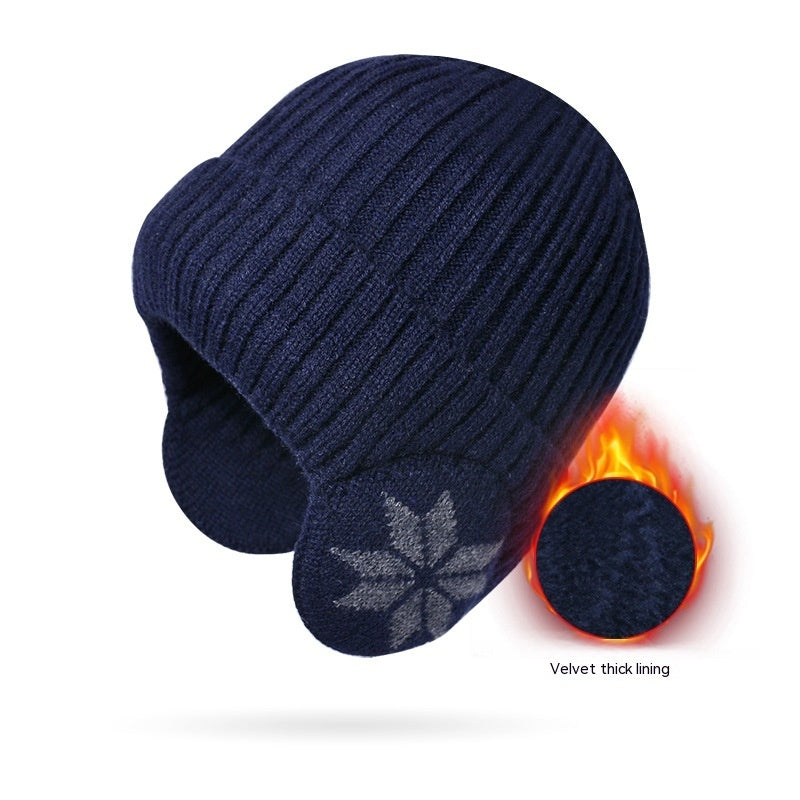 Thermal Knitting Woolen Cap - Men's Fleece-lined Thickened Winter Trending Products