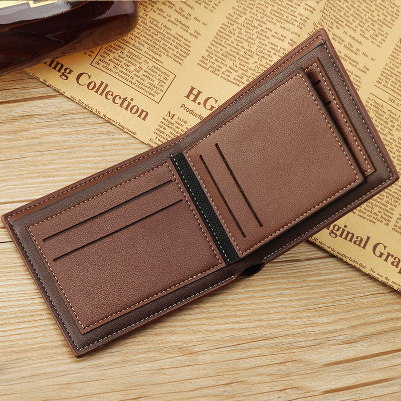 Men's Wallet - Short Wallet Glossy Wallet