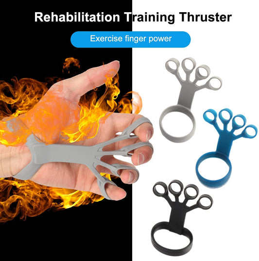 Silicone Grip Device Finger Exercise Stretcher - Arthritis Hand Grip Trainer Strengthen Rehabilitation Training To Relieve Pain
