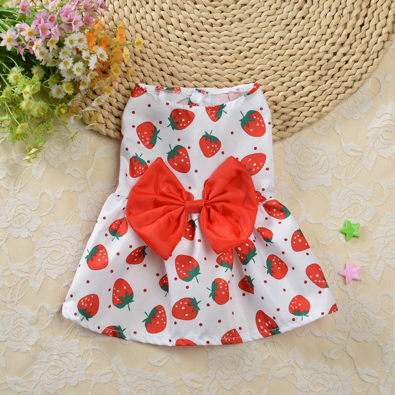 Floral Princess Dress Teddy Pet – Adorable & Stylish Dress for Your Little Girl Dog