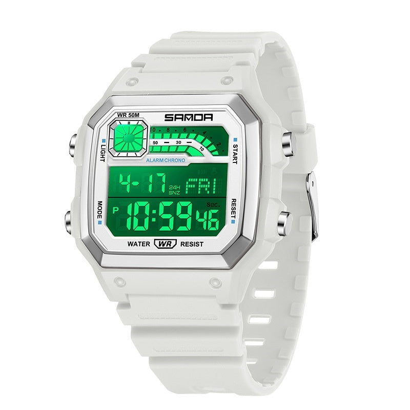 Electronic Watch - Luminous Waterproof Sports Men Thin Square