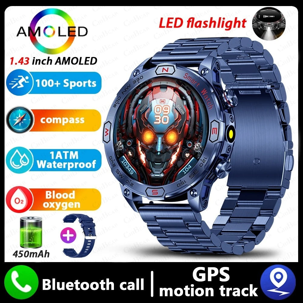 Smart Watch - HD AMLOED Screen Bluetooth Calling Sports Watch