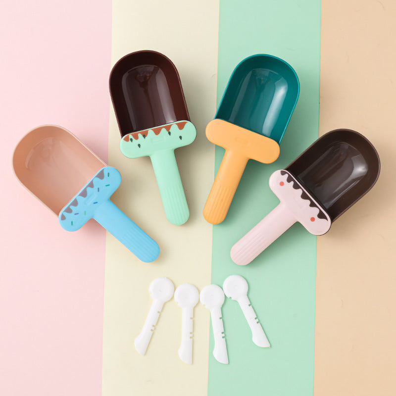 Canned Spoon Embedded In Shovel - Cat & Dog Feeding Spoon