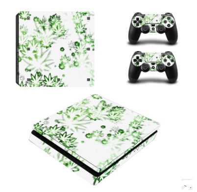 PS4 Slim Game Machine Sticker Protection Film - PVC material does not play air bubble belt breathable slot