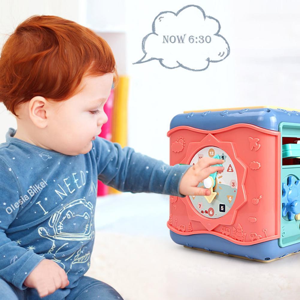 6-in-1 Montessori Learning Cube – The Ultimate Educational Toy for Curious Kids! Baby hexahedron educational toys - JumoShop