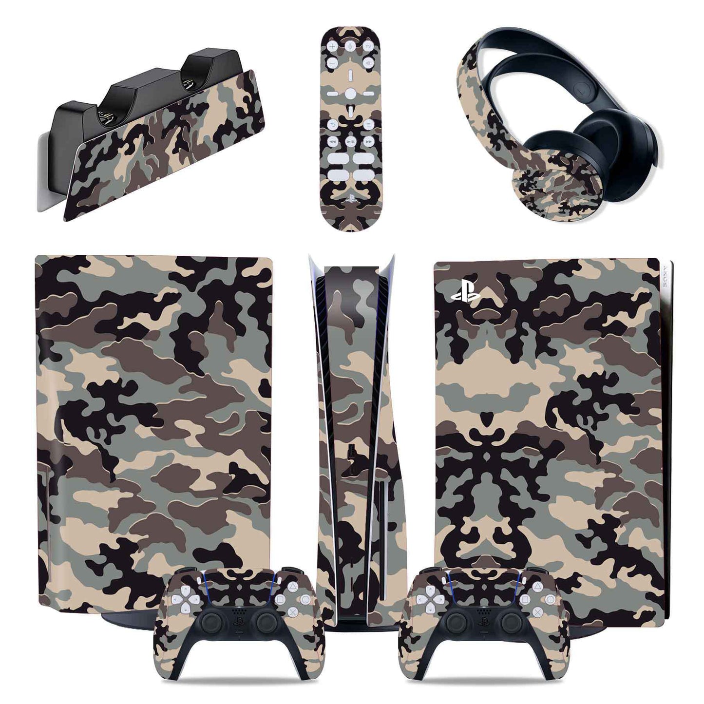 PS5 Game Console Set Sticker - Full Body Sticker - JumoShop