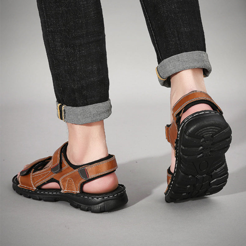 Summer Sandals - Men's Velcro Sandals And Slippers