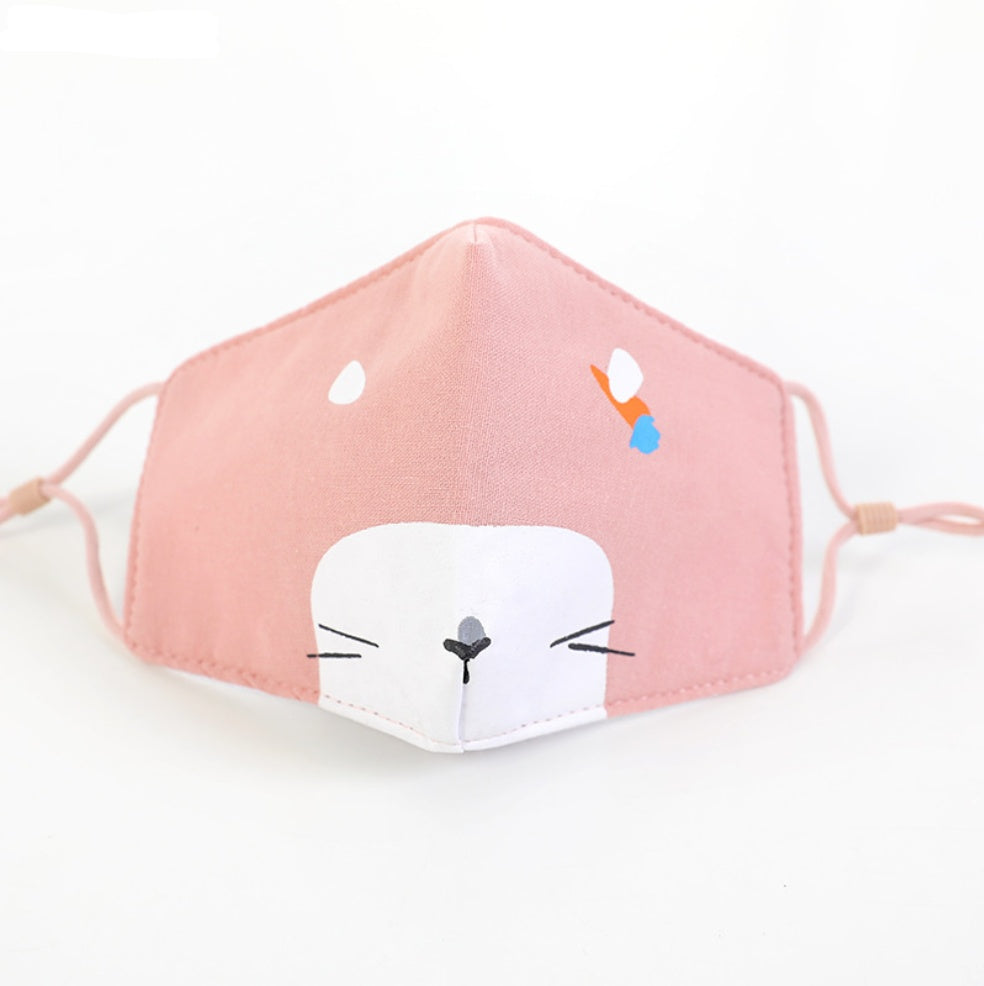 Cute Kid Carton Cotton Facial Mask