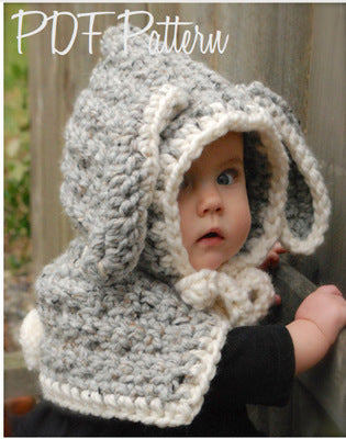 Handmade Kids Winter Hats - Wrap Bear Scarf Caps