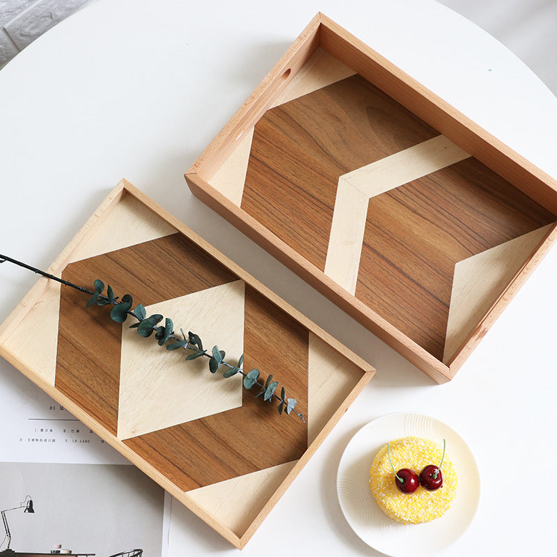 Wooden Cake Tray