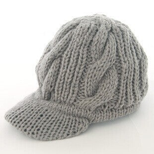 Woolen Knitted Cap - Ear protection cap