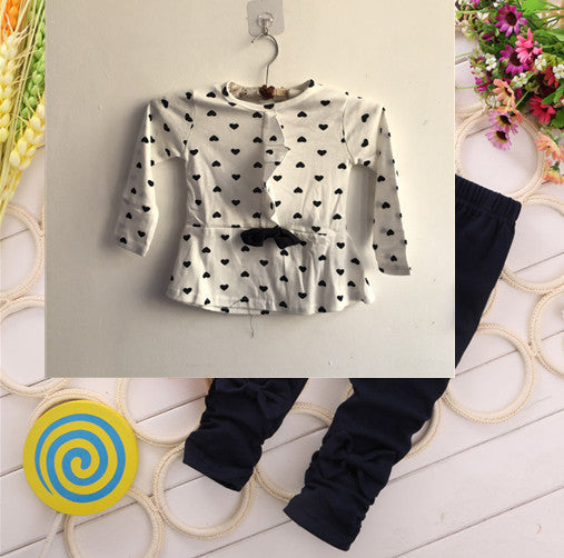 Love Bow Girl 2 Piece Set