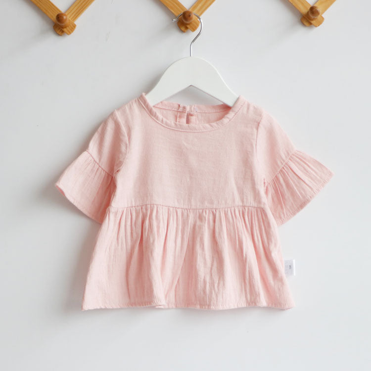 Baby Girl Solid Color Stylish Top