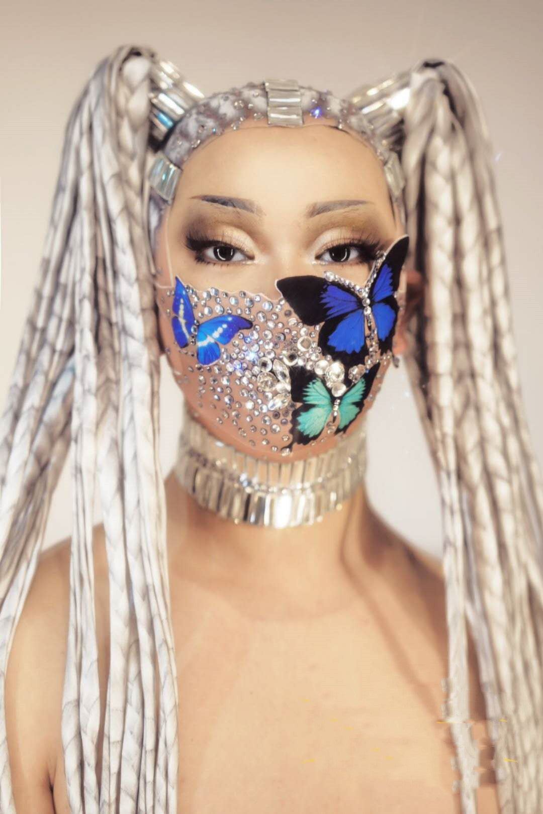 Stylish Diamond Mask - Butterfly Performance