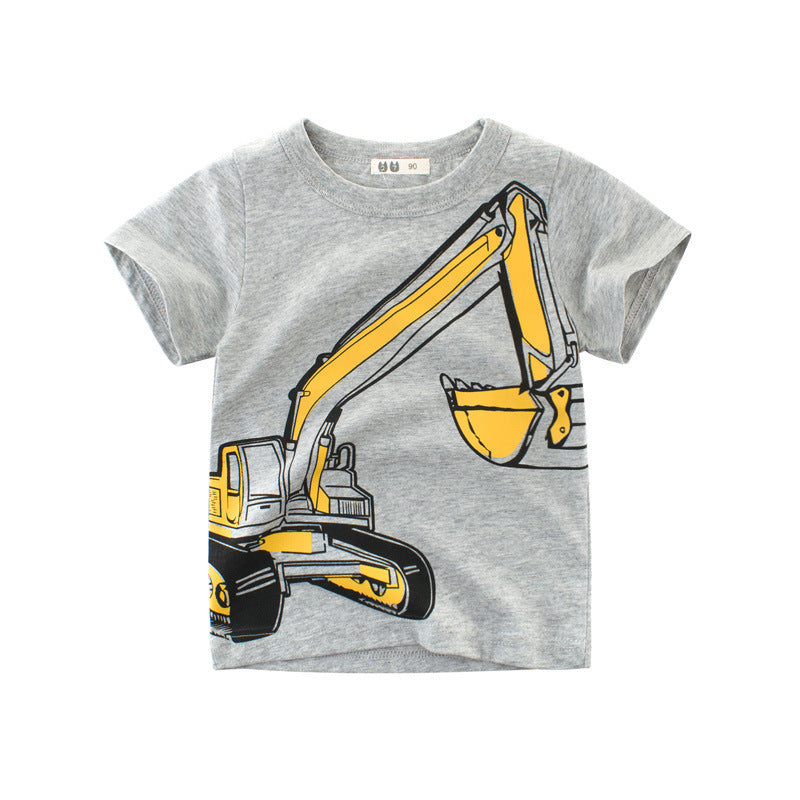 Children's Summer Wear Boys T-shirt - Short Sleeve Korean Children''s Clothing, Baby Clothing, A Ready-to-be Factory Direct Selling