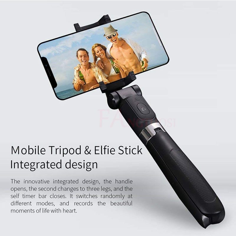 Tripod Selfie Stick - Mobile Universal Live Triangle Bracket One Bluetooth Selfie Artifact