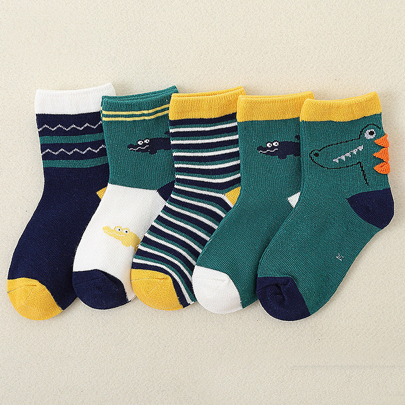 Children's Colorful Cotton Socks
