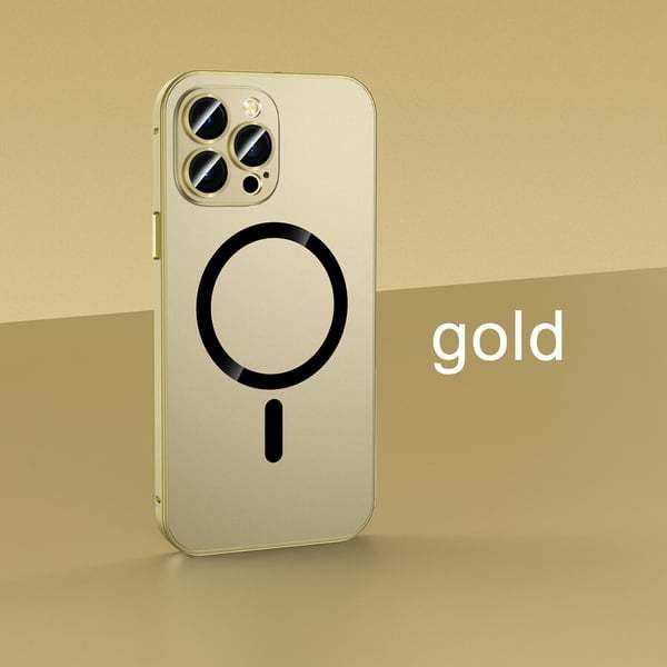 Aluminum Alloy Frame - Glass Protective Case Phone Case