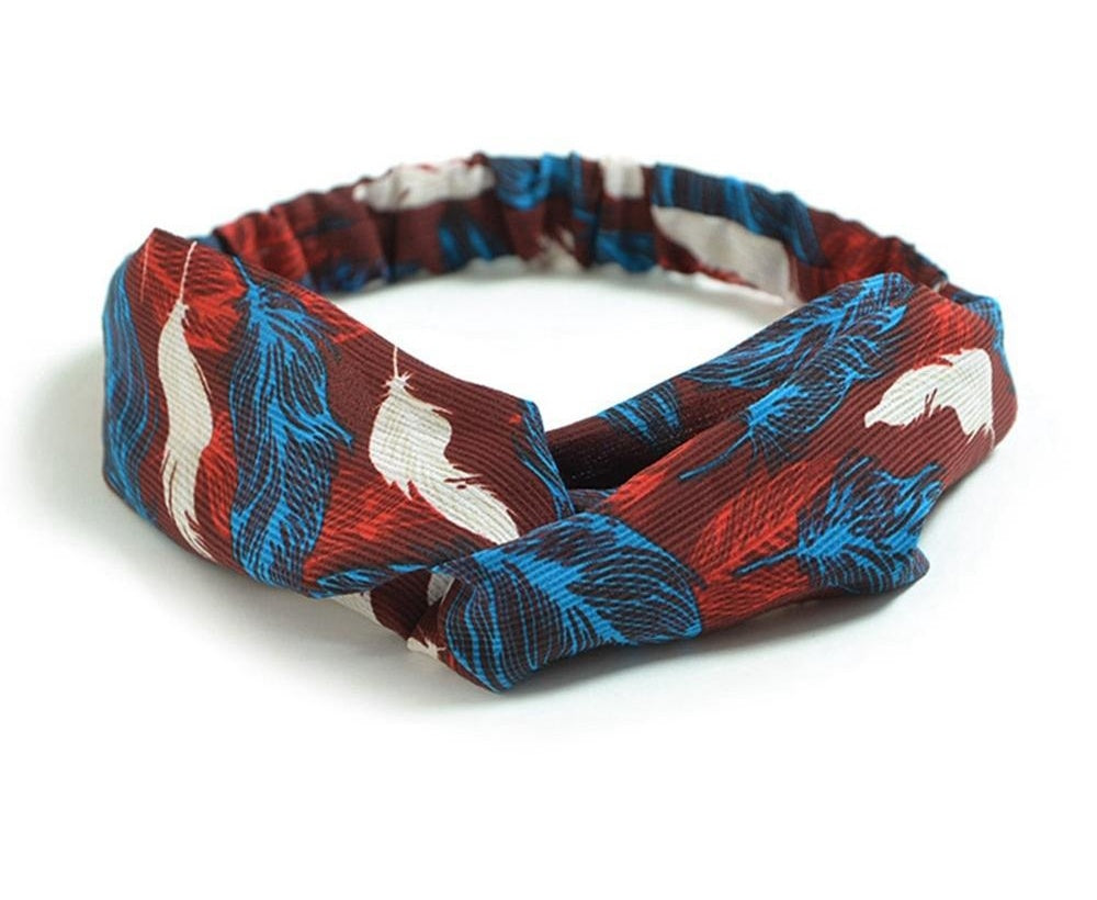 Women's Retro Style Printed Headband - JumoShop