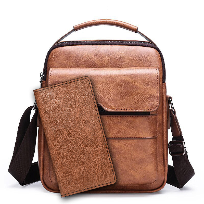 Men's Document Small Backpack - Casual Crossbody