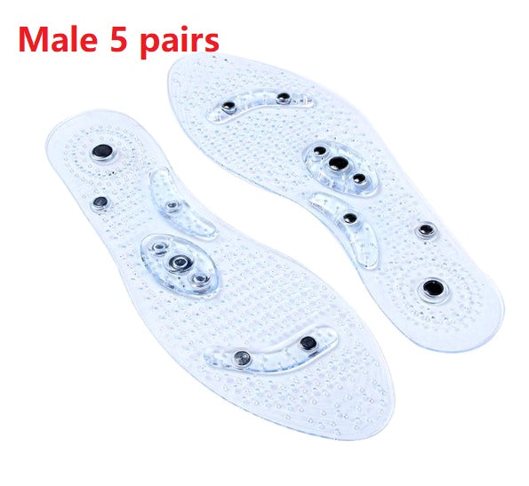 Magnetic Plus Elastomer - Transparent Silicone Massage Insole