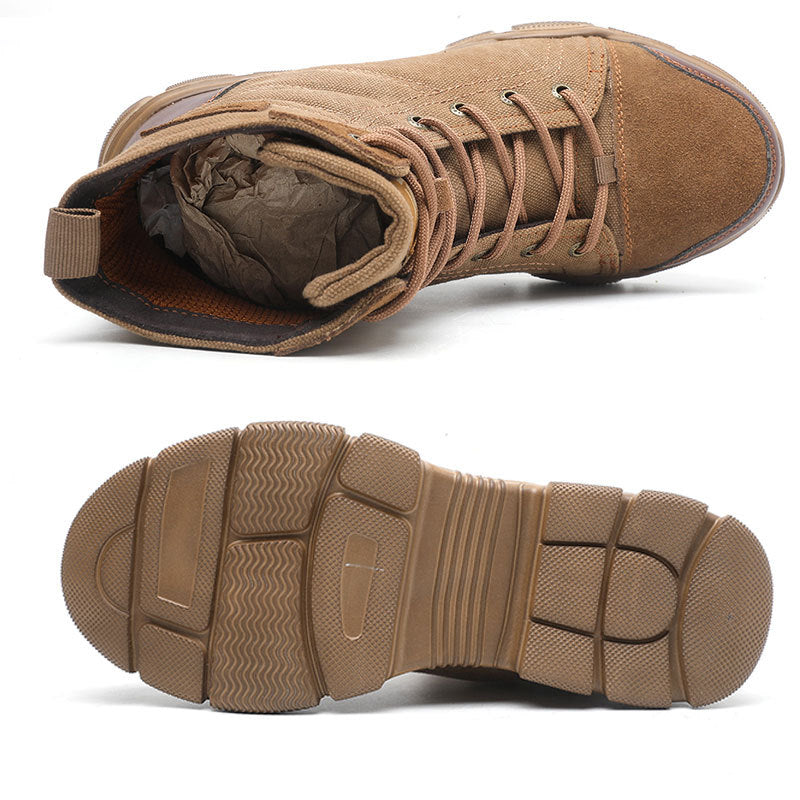 Safety Shoes - Steel Toe Cap High-Top Work Protective Labor Insurance Shoes