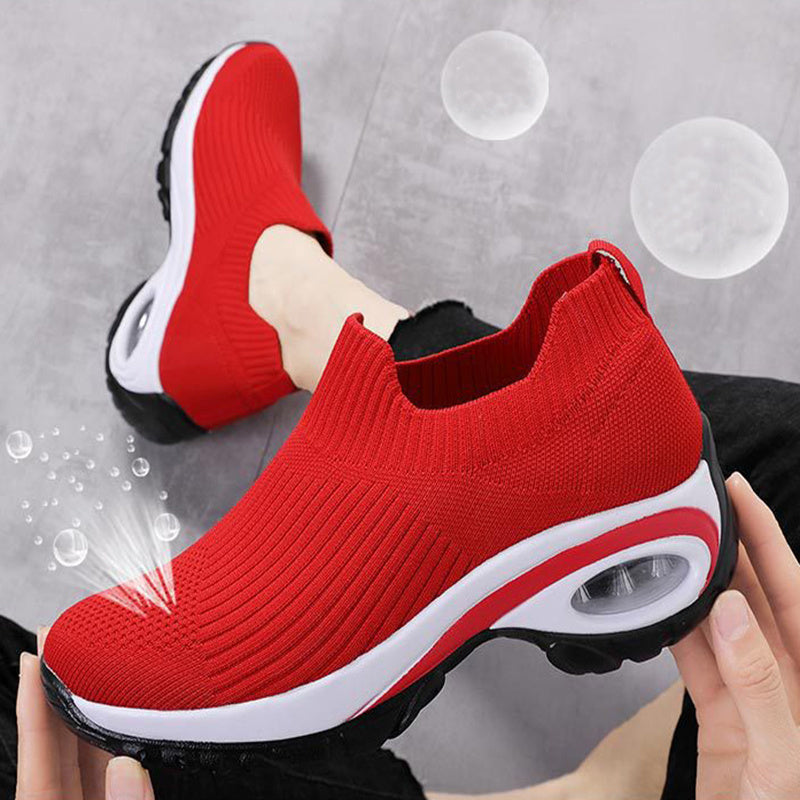 Sneakers - Women Air Cushion Mesh,  Breathable Running Sports Shoes