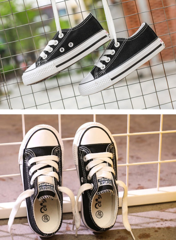 Stylish Canvas Shoes - Non-slip Casual Shoes, Student Parent-child Shoes