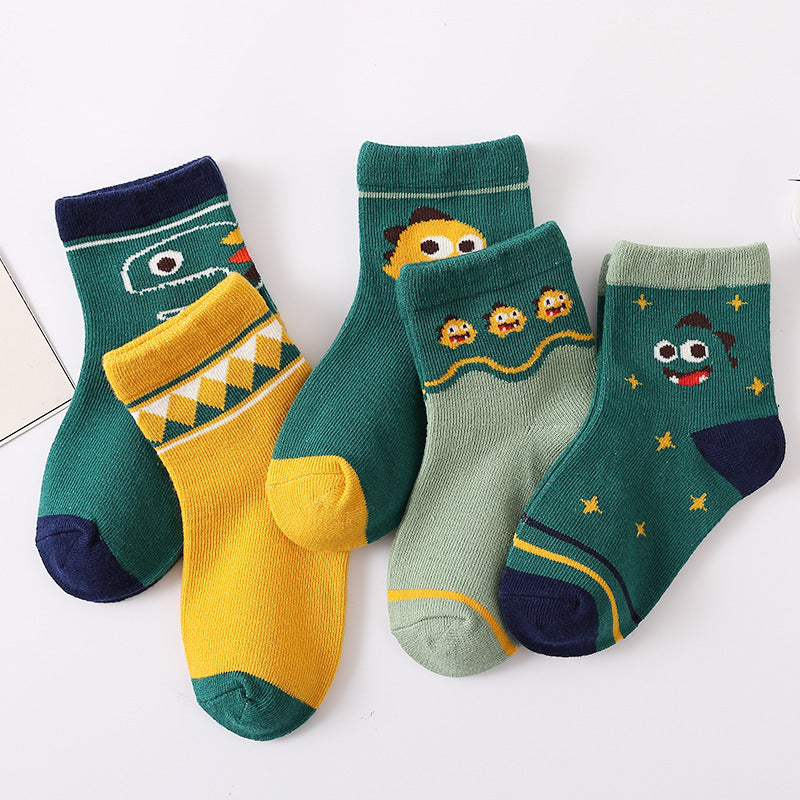 Children's Colorful Cotton Socks
