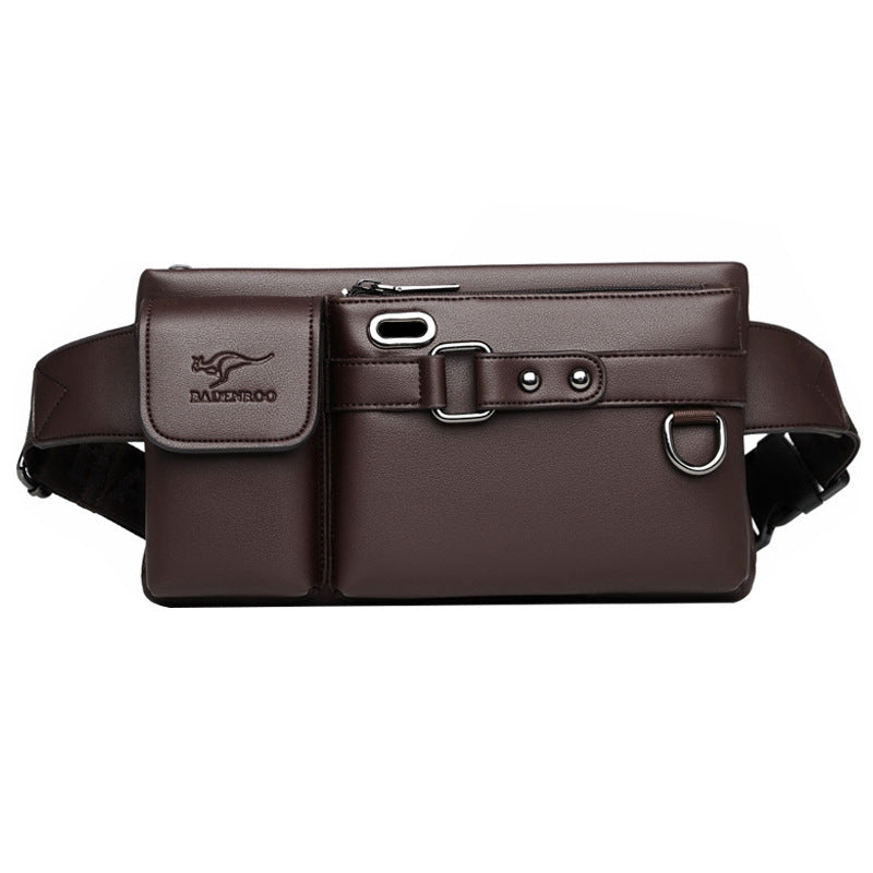Luxury Brand Waist Bag for Men - Chest Bag, Male Casual Belt Bags Sling Crossbody Bum Bag Belly Waist Packs