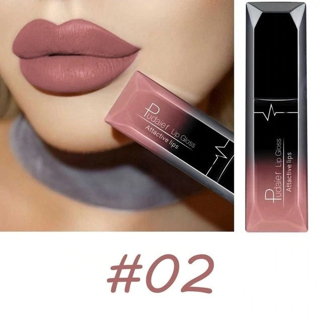 Matte Lip Gloss Lipstick Makeup