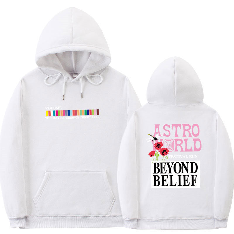 Multiple Colour Hip-hop Streetwear Hoodie