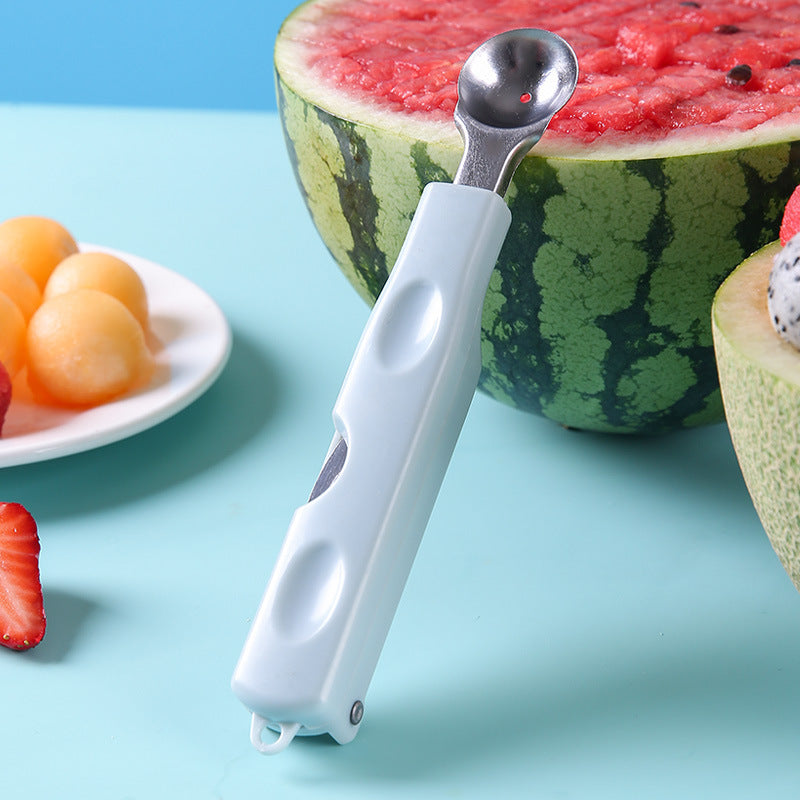 Stainless Steel Multifunctional 3-in-1 Watermelon Ball Digger & Fruit Slicer Tool! Stainless Steel Multifunctional Digging Spoon - JumoShop