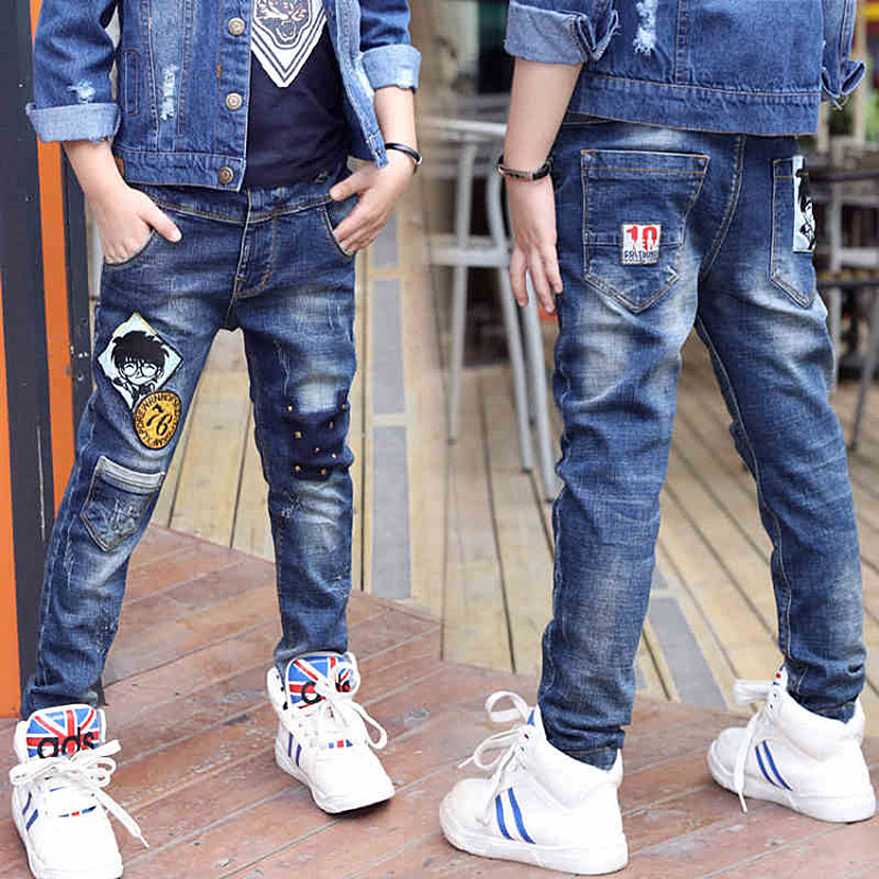 Classic Boys Autumn And Winter Jeans