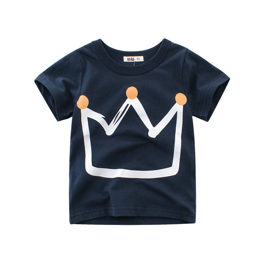 Summer New Boys' Short Sleeve T-shirt - Children's T-shirt