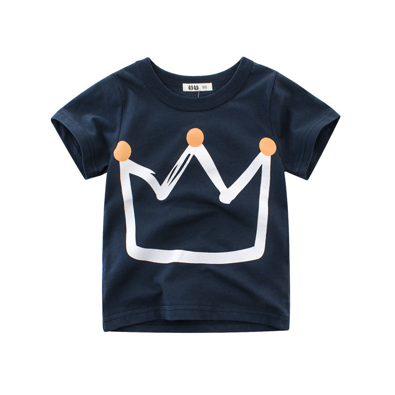 Summer New Boys' Short Sleeve T-shirt - Children's T-shirt